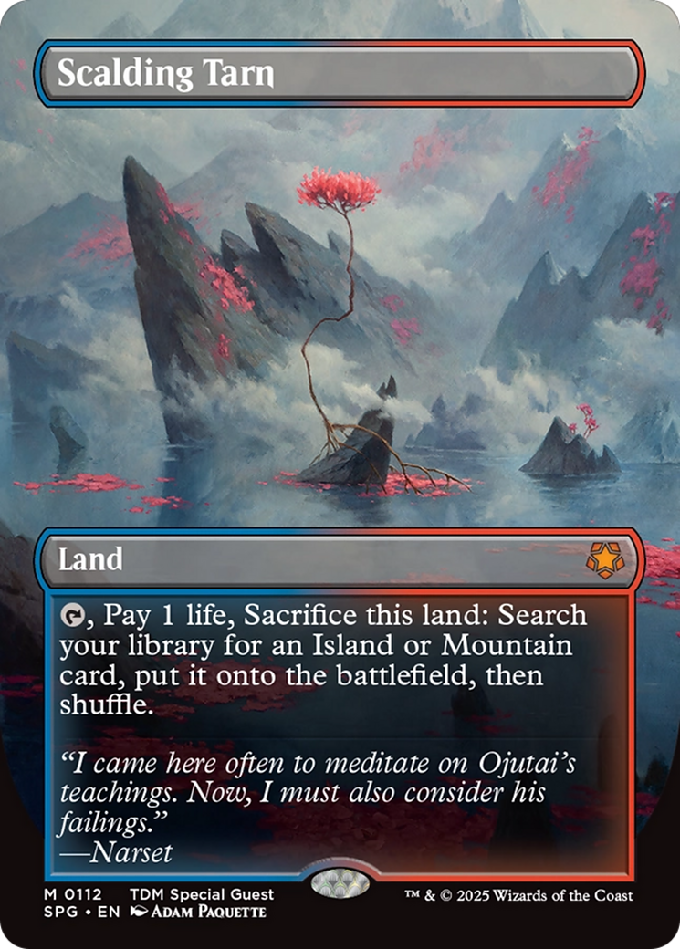 Scalding Tarn (Borderless) [Tarkir: Dragonstorm Special Guests] | Webway Games