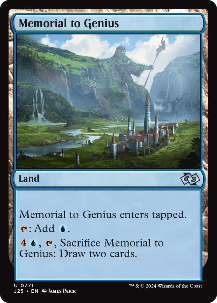 Memorial to Genius [Foundations Jumpstart] | Webway Games