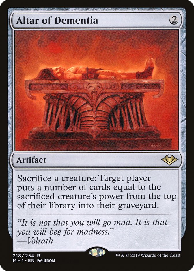 Altar of Dementia [Modern Horizons] | Webway Games