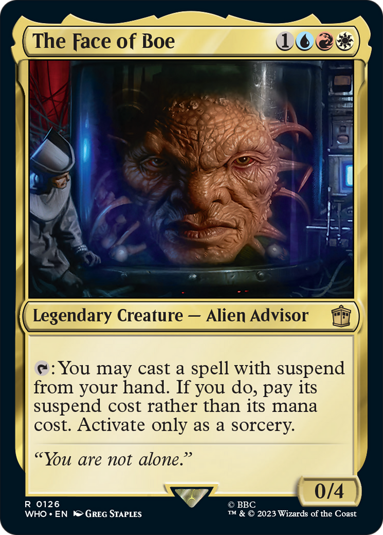 The Face of Boe [Doctor Who] | Webway Games