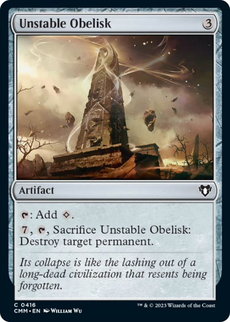 Unstable Obelisk [Commander Masters] | Webway Games