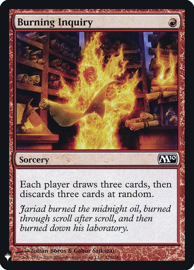 Burning Inquiry [Mystery Booster] | Webway Games