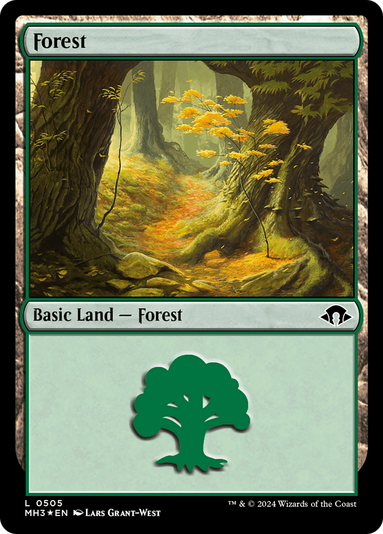Forest (0505) (Ripple Foil) [Modern Horizons 3] | Webway Games