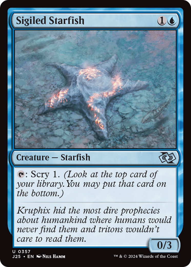 Sigiled Starfish [Foundations Jumpstart] | Webway Games