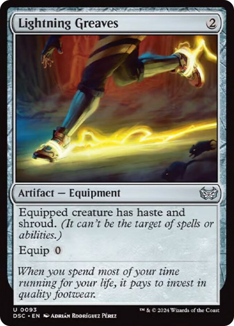 Lightning Greaves [Duskmourn: House of Horror Commander] | Webway Games