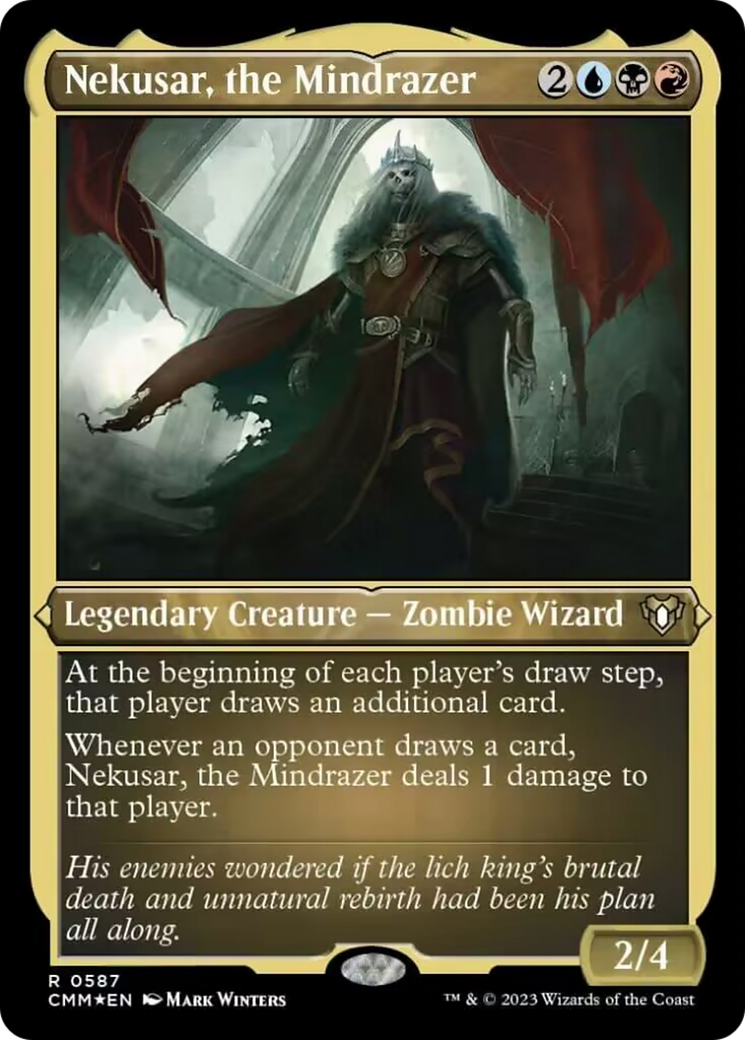 Nekusar, the Mindrazer (Foil Etched) [Commander Masters] | Webway Games