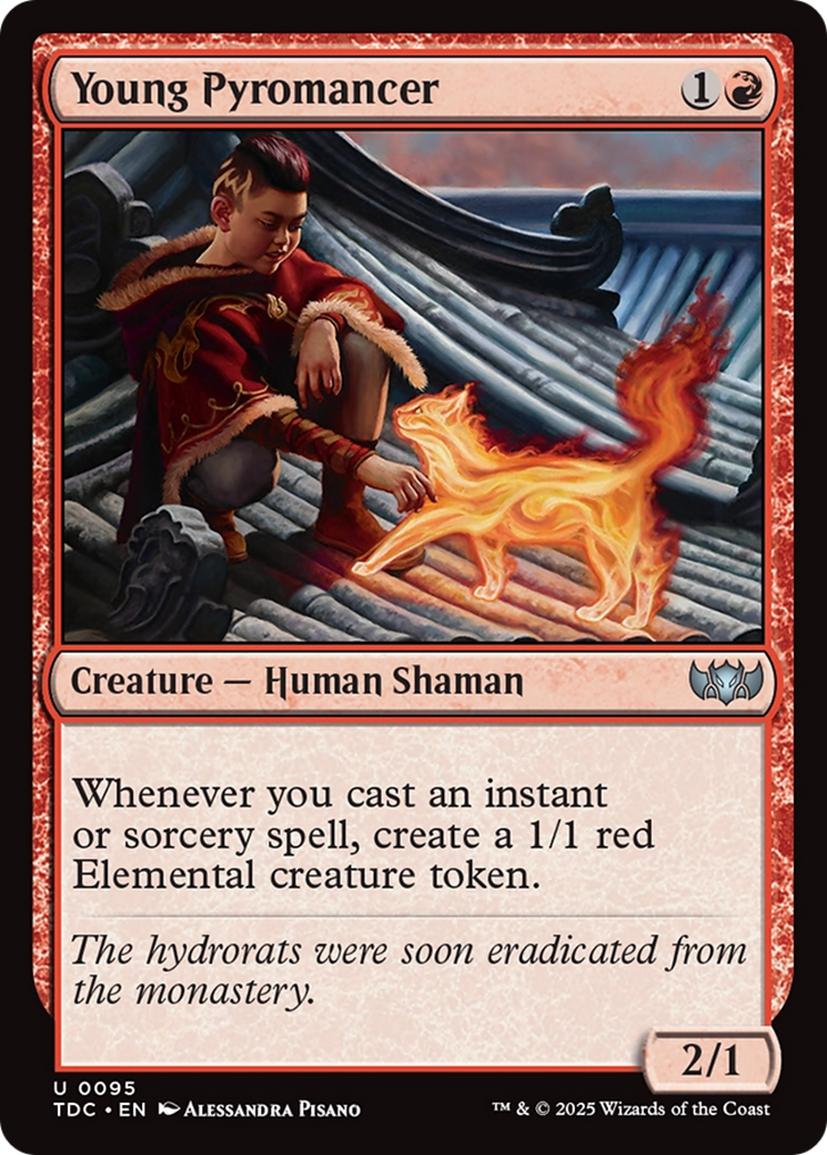 Young Pyromancer [Tarkir: Dragonstorm Commander] | Webway Games