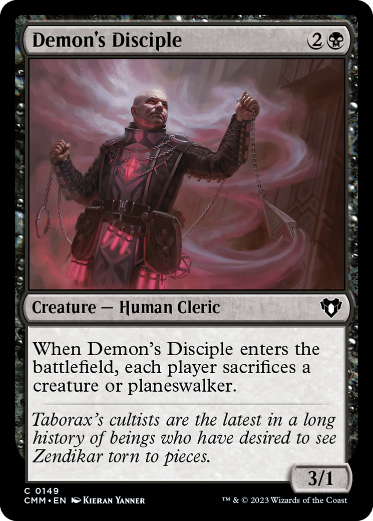 Demon's Disciple [Commander Masters] | Webway Games