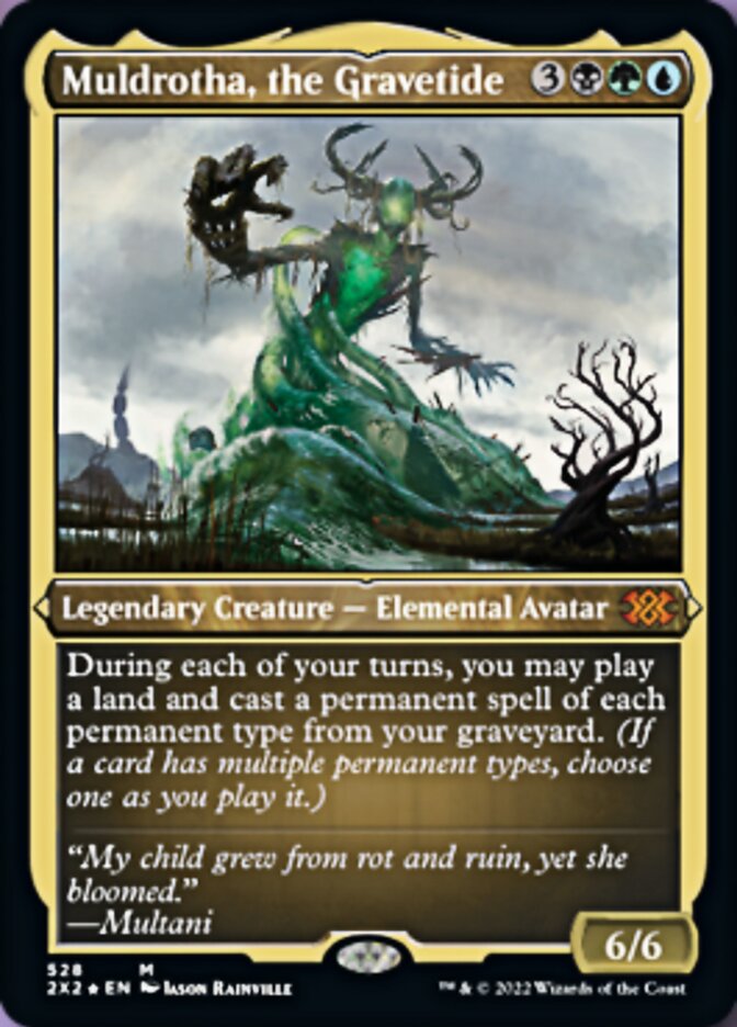 Muldrotha, the Gravetide (Foil Etched) [Double Masters 2022] | Webway Games