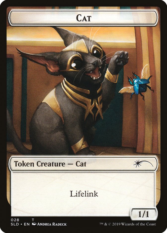 Cat (27) // Cat (28) Double-Sided Token [Secret Lair Drop Series] | Webway Games