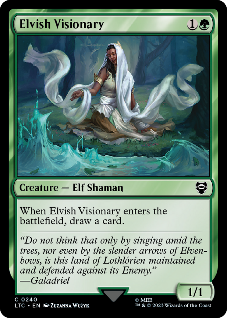 Elvish Visionary [The Lord of the Rings: Tales of Middle-Earth Commander] | Webway Games
