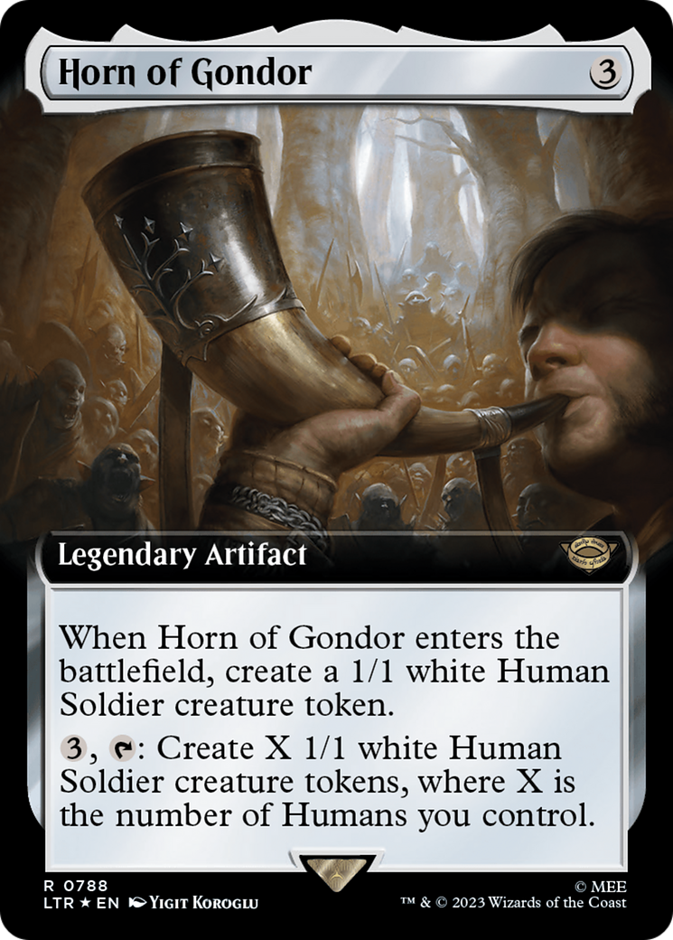 Horn of Gondor (Extended Art) (Surge Foil) [The Lord of the Rings: Tales of Middle-Earth] | Webway Games