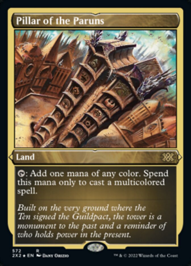 Pillar of the Paruns (Foil Etched) [Double Masters 2022] | Webway Games