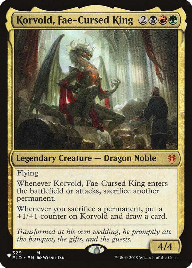 Korvold, Fae-Cursed King [The List] | Webway Games
