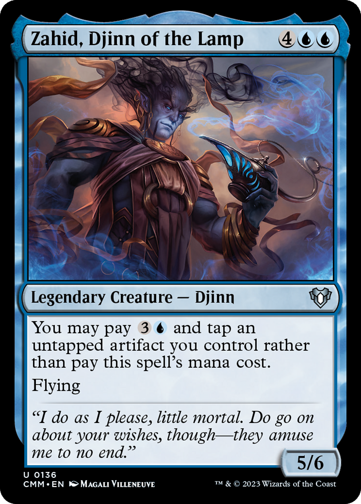 Zahid, Djinn of the Lamp [Commander Masters] | Webway Games