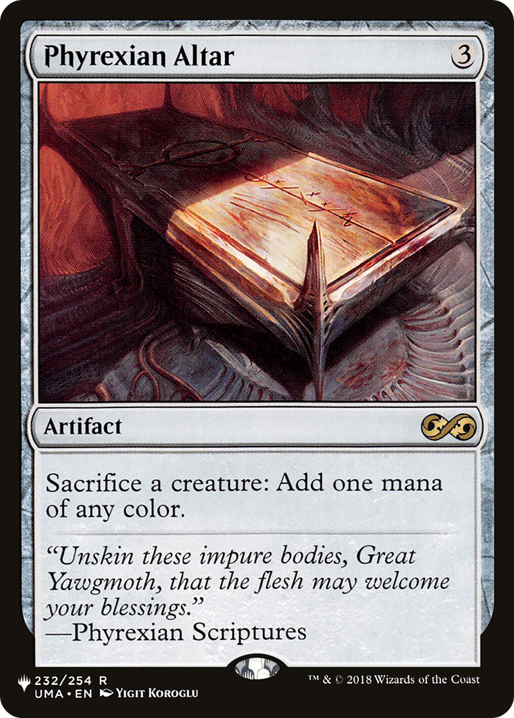 Phyrexian Altar [The List] | Webway Games