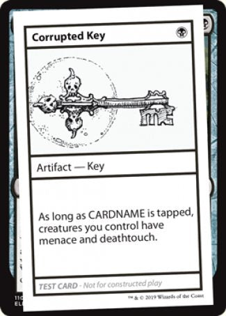 Corrupted Key (2021 Edition) [Mystery Booster Playtest Cards] | Webway Games