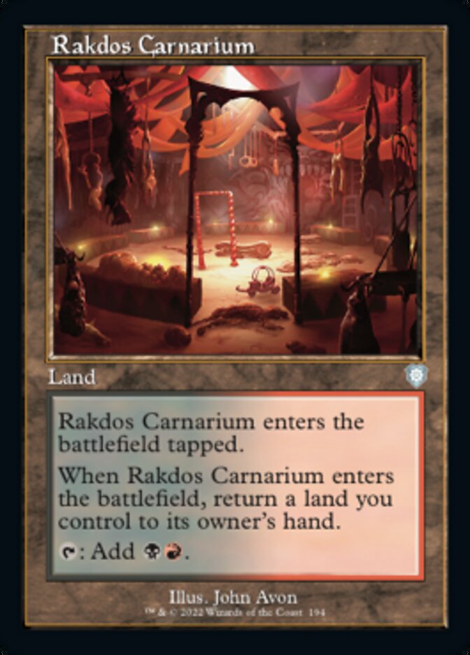 Rakdos Carnarium (Retro) [The Brothers' War Commander] | Webway Games