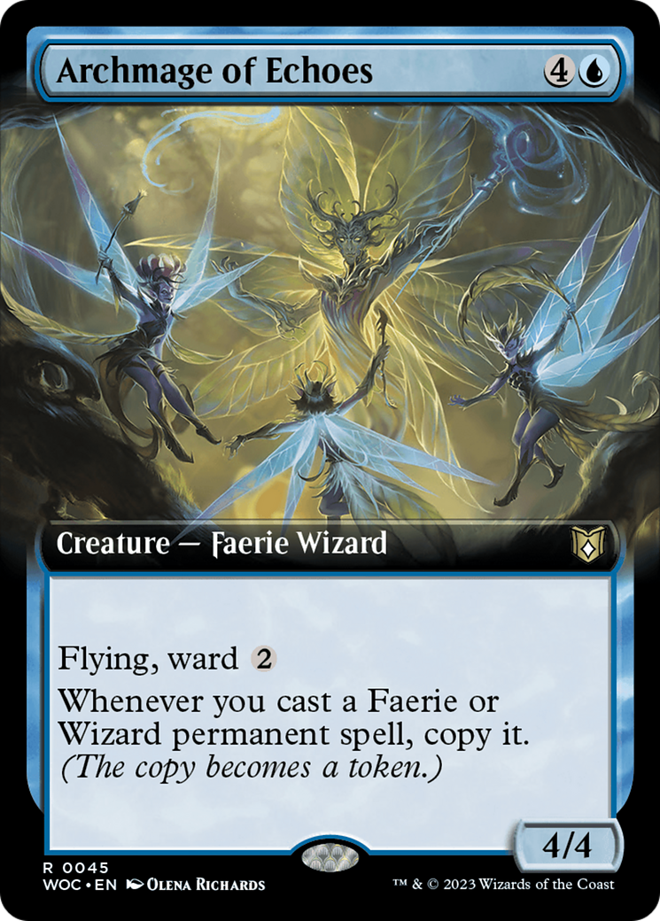 Archmage of Echoes (Extended Art) [Wilds of Eldraine Commander] | Webway Games