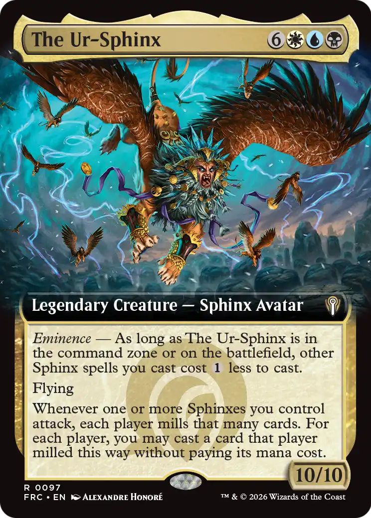 The Ur-Sphinx (Extended Art) [Reality Fracture Commander] | Webway Games