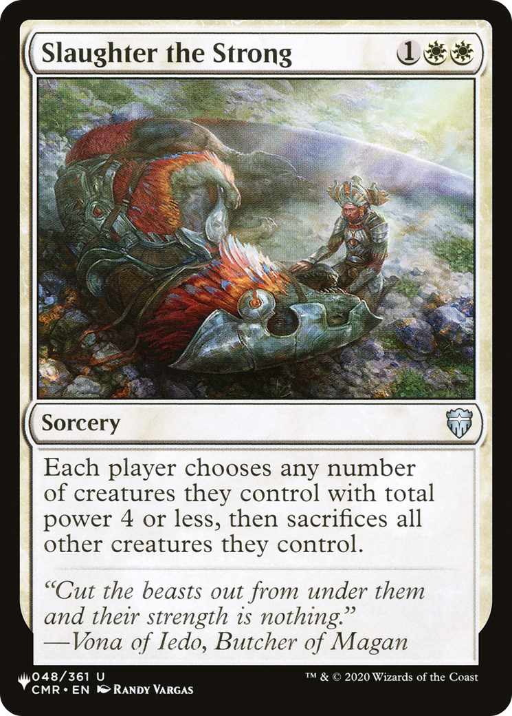 Slaughter the Strong [The List] | Webway Games