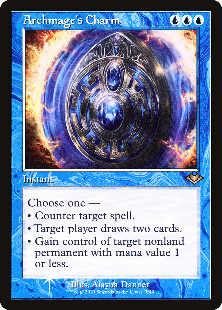 Archmage's Charm (Retro Foil Etched) [Modern Horizons] | Webway Games