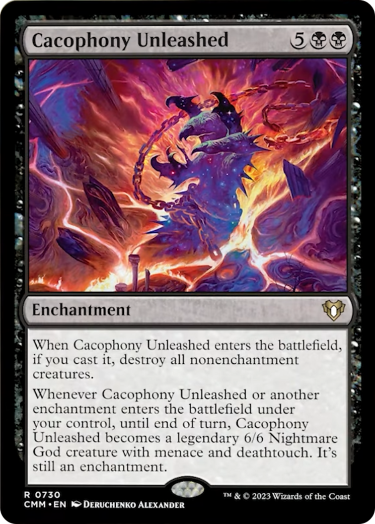 Cacophony Unleashed [Commander Masters] | Webway Games