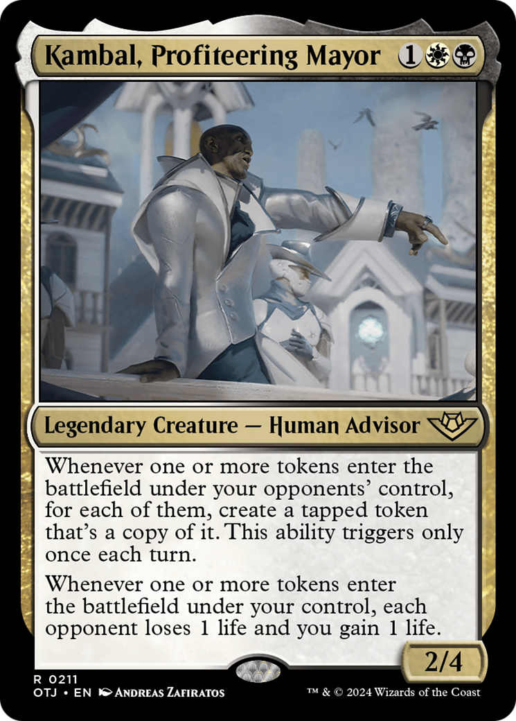 Kambal, Profiteering Mayor [Outlaws of Thunder Junction] | Webway Games