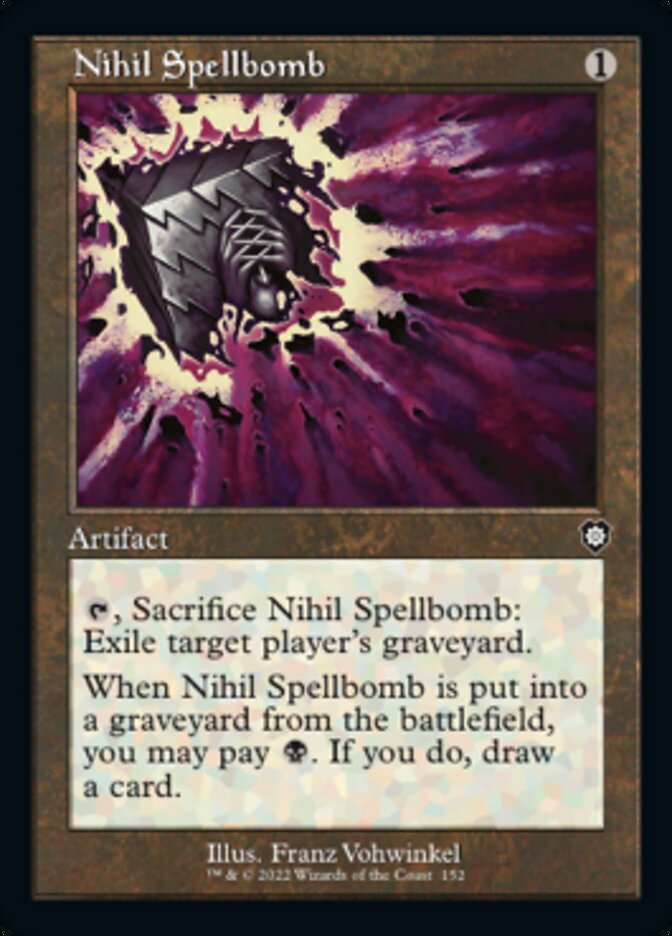 Nihil Spellbomb (Retro) [The Brothers' War Commander] | Webway Games
