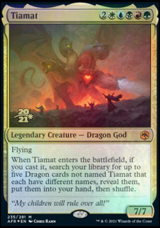 Tiamat [Dungeons & Dragons: Adventures in the Forgotten Realms Prerelease Promos] | Webway Games