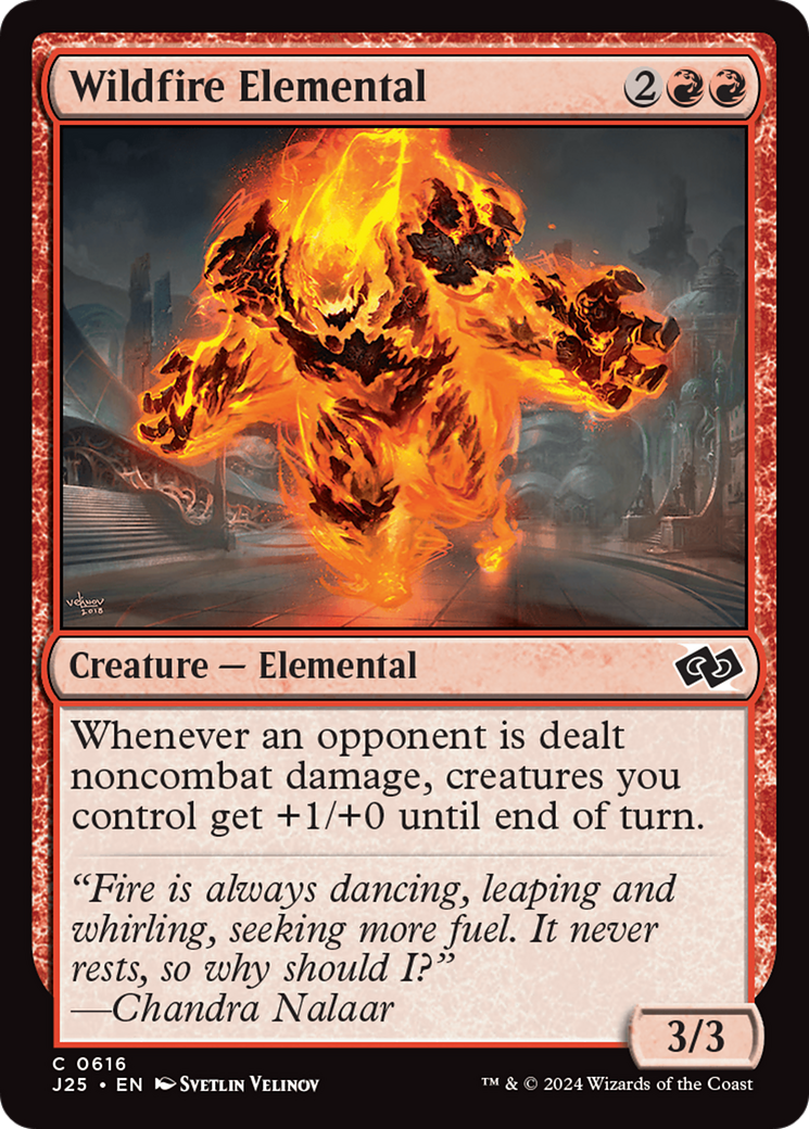 Wildfire Elemental [Foundations Jumpstart] | Webway Games