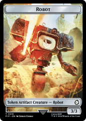 Junk // Robot Double-Sided Token [Fallout Tokens] | Webway Games