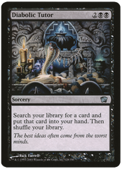 Diabolic Tutor (Oversized) [Eighth Edition Box Topper] | Webway Games