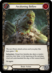 Awakening Bellow (Yellow) [U-WTR033] (Welcome to Rathe Unlimited)  Unlimited Normal | Webway Games