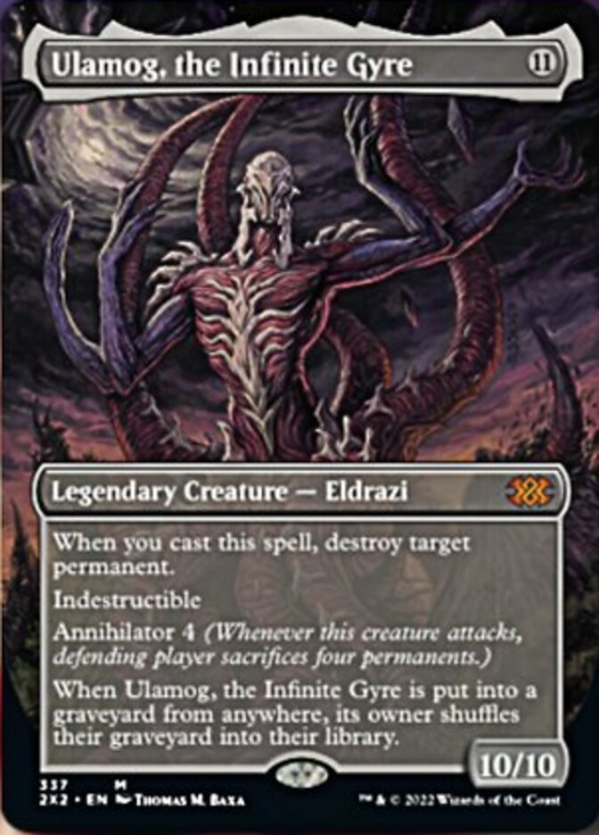 Ulamog, the Infinite Gyre (Borderless Alternate Art) [Double Masters 2022] | Webway Games