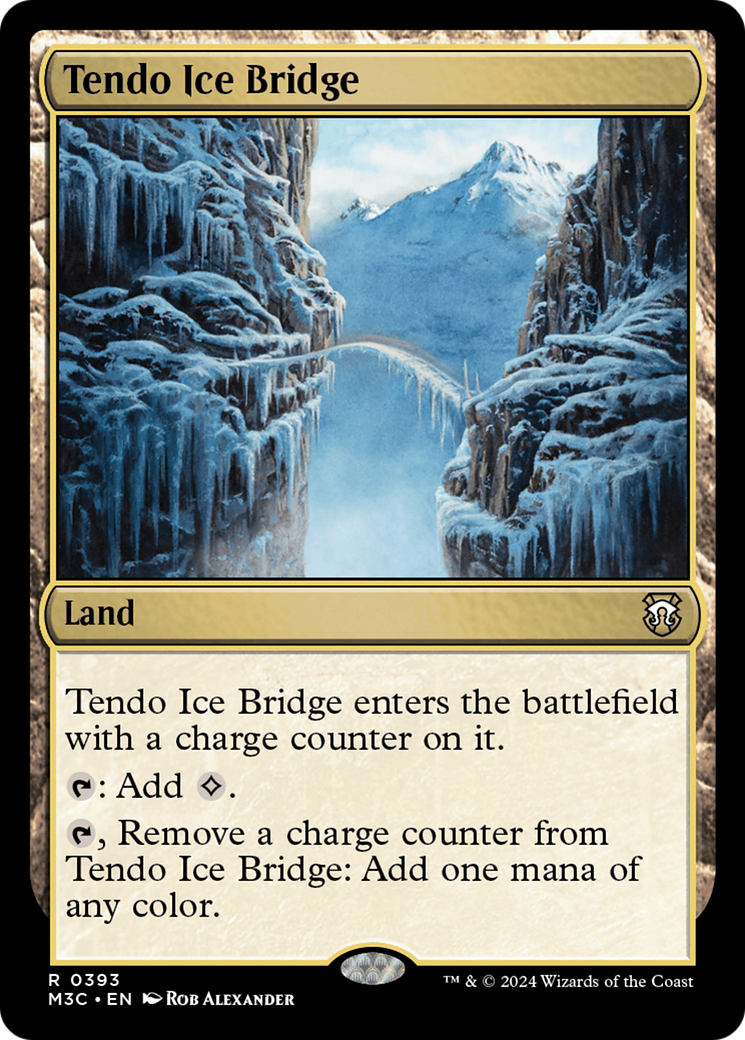Tendo Ice Bridge (Ripple Foil) [Modern Horizons 3 Commander] | Webway Games