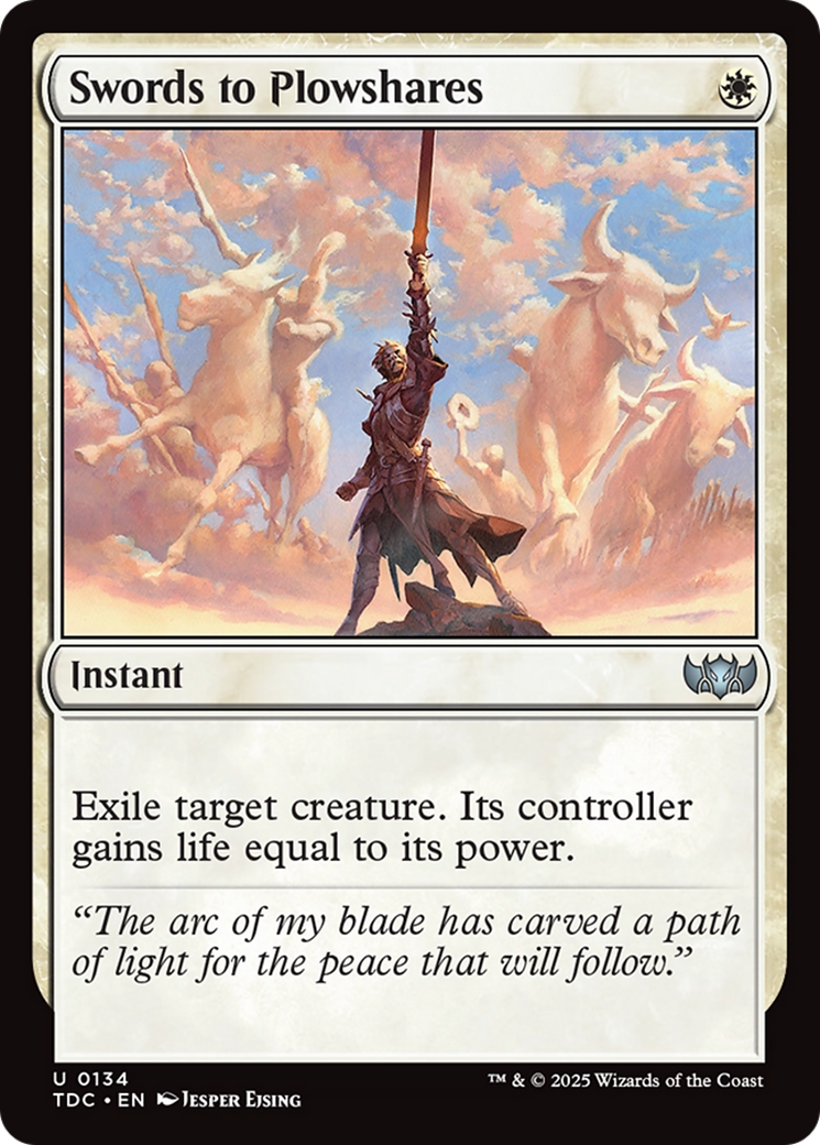 Swords to Plowshares [Tarkir: Dragonstorm Commander] | Webway Games