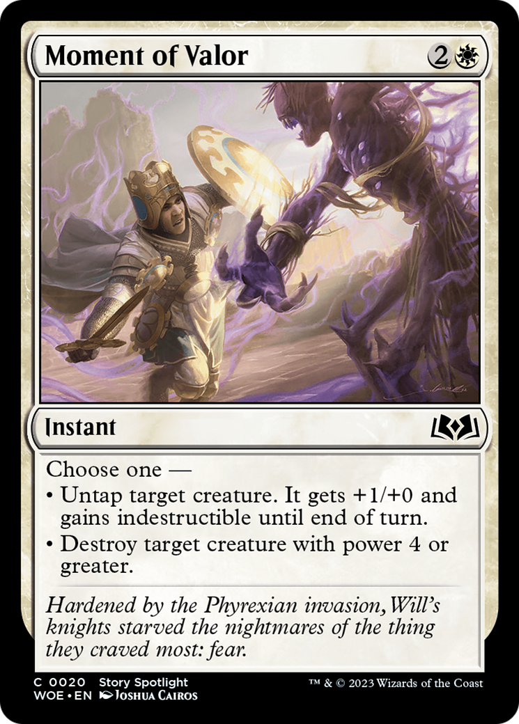 Moment of Valor [Wilds of Eldraine] | Webway Games