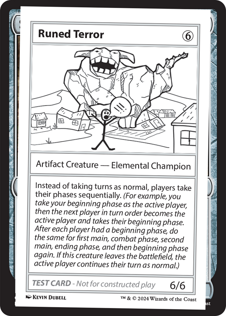 Runed Terror [Mystery Booster 2 Playtest Cards] | Webway Games