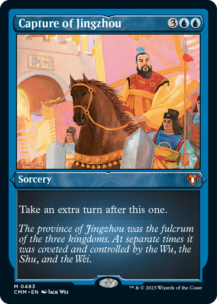 Capture of Jingzhou (Foil Etched) [Commander Masters] | Webway Games