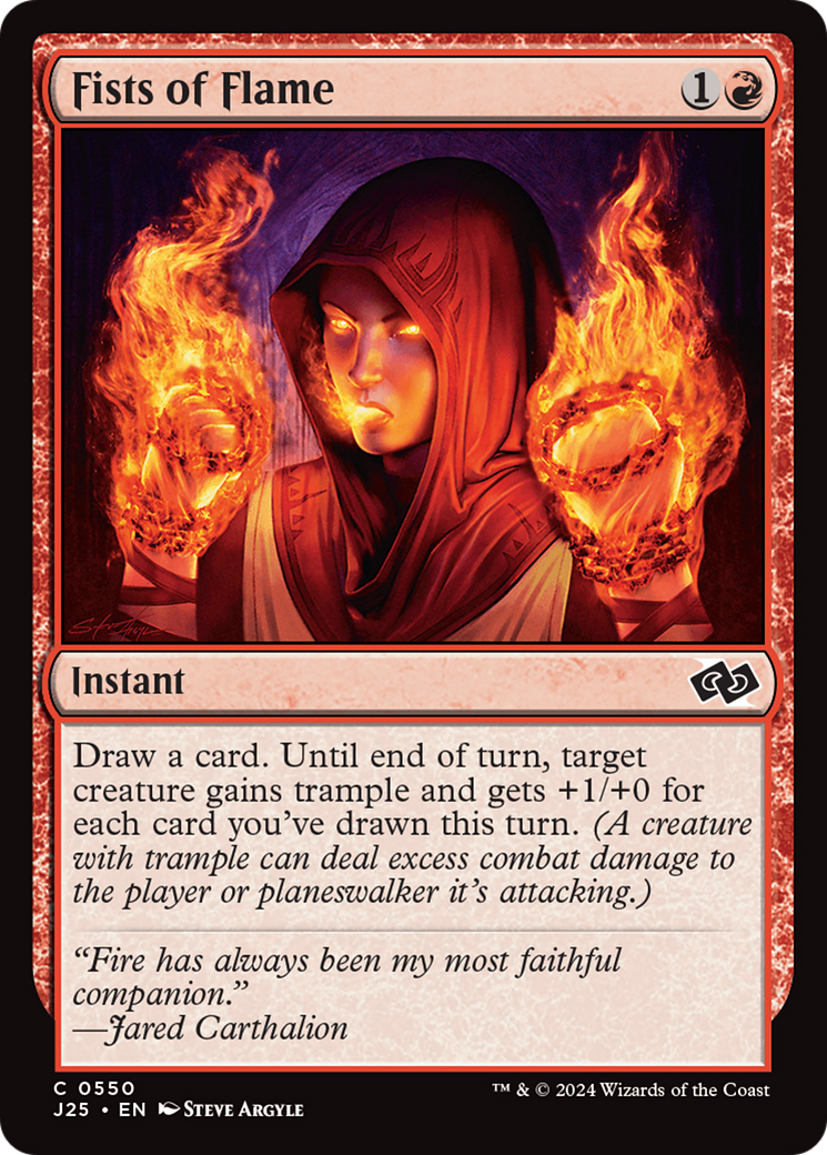 Fists of Flame [Foundations Jumpstart] | Webway Games
