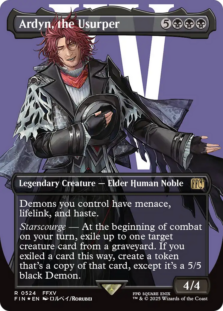 Ardyn, the Usurper (Borderless) (Surge Foil) [FINAL FANTASY] | Webway Games