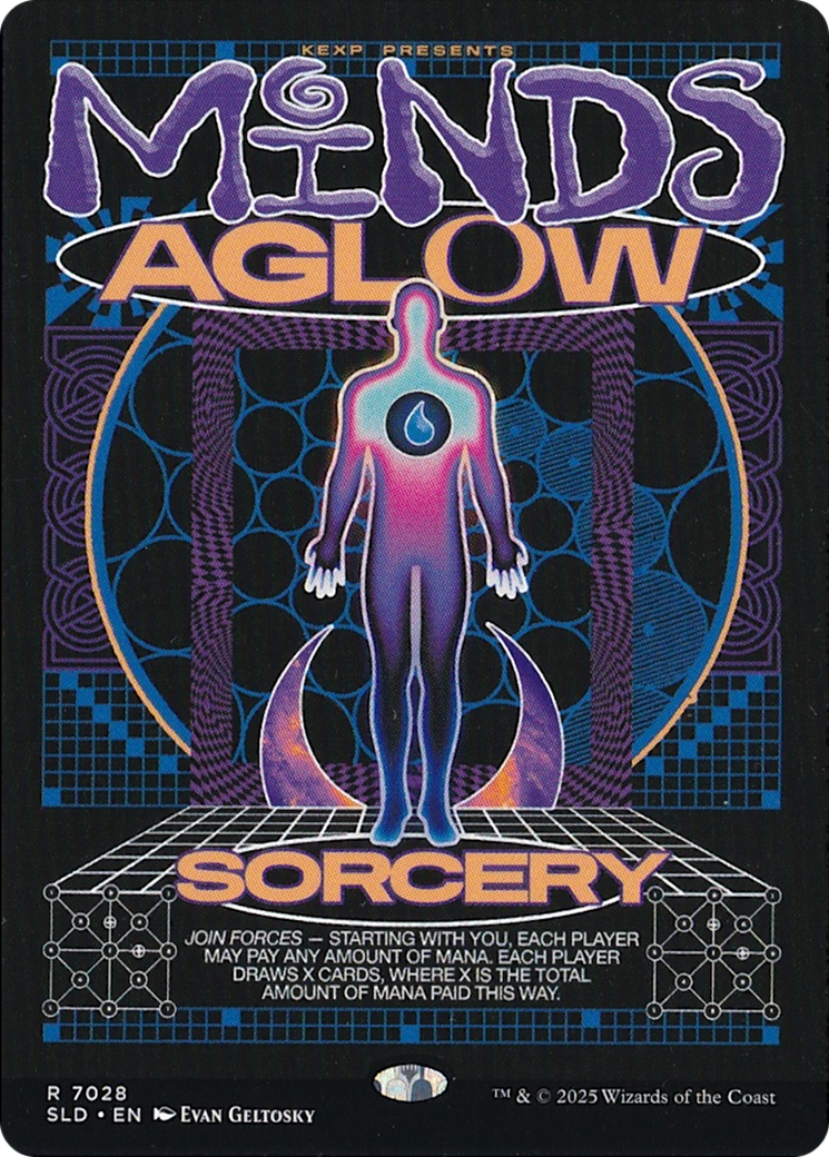 Minds Aglow (Rainbow Foil) [Secret Lair Drop Series] | Webway Games
