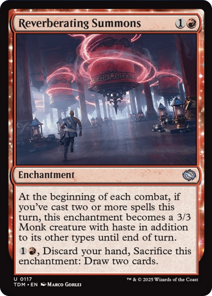 Reverberating Summons [Tarkir: Dragonstorm] | Webway Games