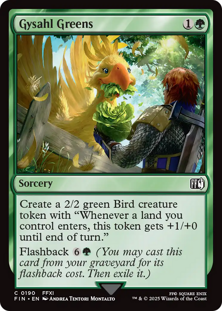 Gysahl Greens [FINAL FANTASY] | Webway Games