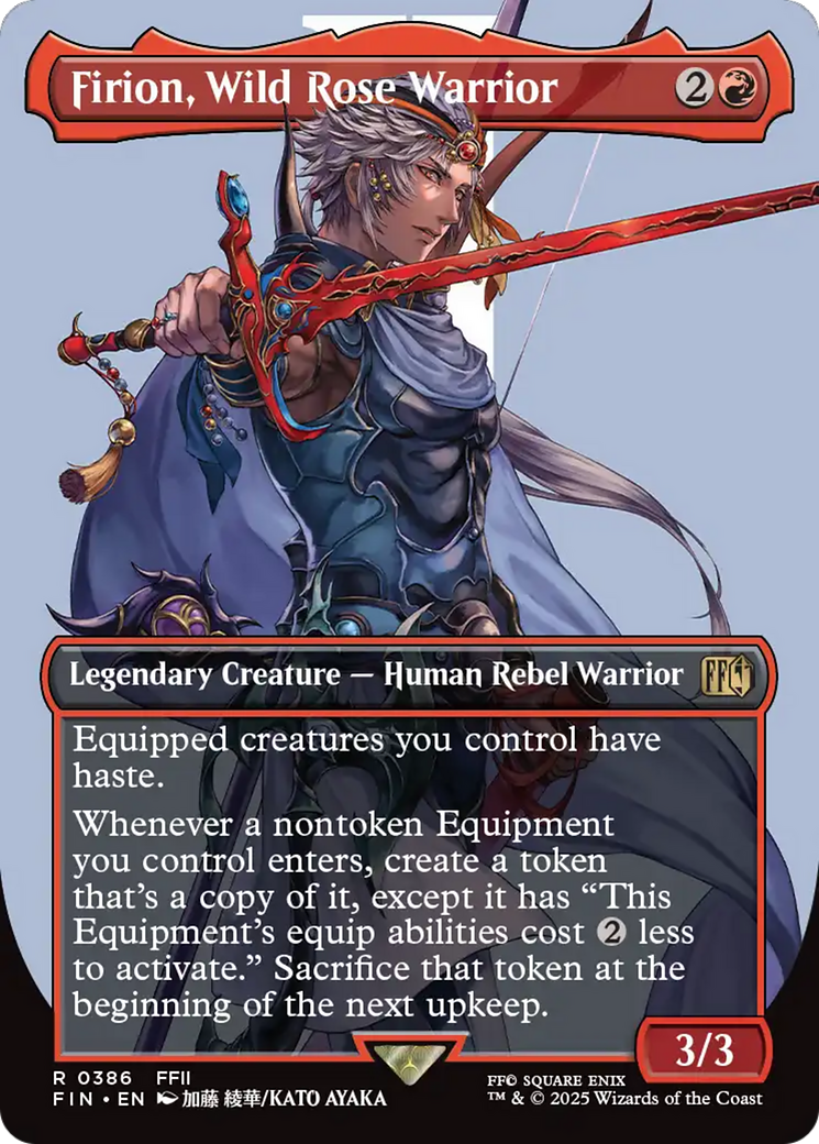 Firion, Wild Rose Warrior (Borderless) [FINAL FANTASY] | Webway Games
