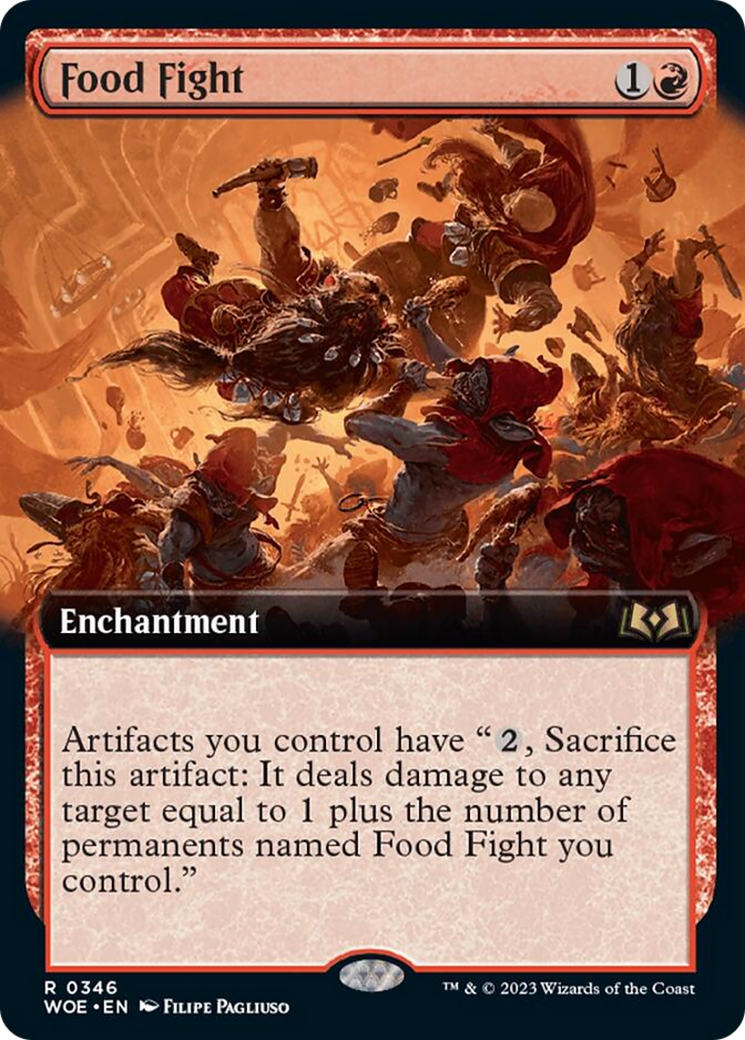 Food Fight (Extended Art) [Wilds of Eldraine] | Webway Games
