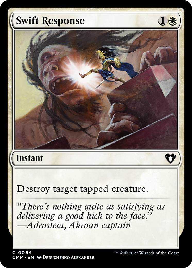 Swift Response [Commander Masters] | Webway Games