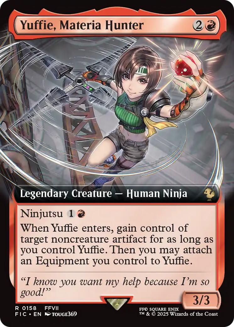 Yuffie, Materia Hunter (Extended Art) [FINAL FANTASY Commander] | Webway Games