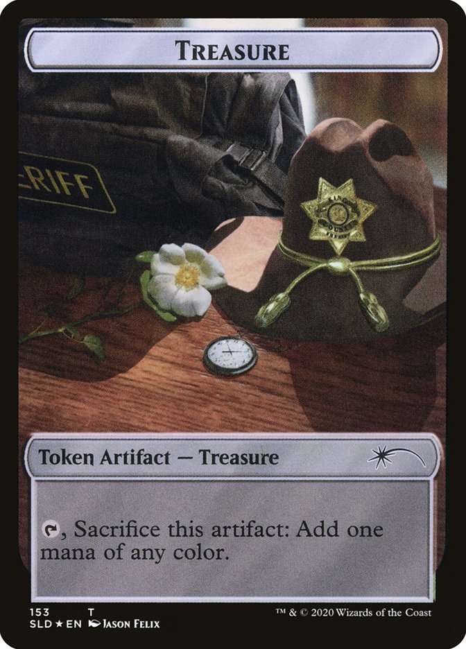 Treasure // Walker (148) Double-Sided Token [Secret Lair Drop Series] | Webway Games